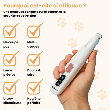 Chatinou™ - Tondeuse de Précision pour Chat