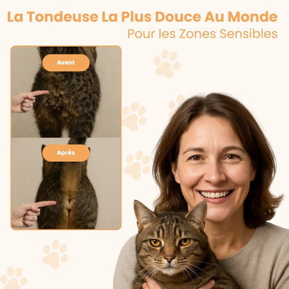 Chatinou™ - Tondeuse de Précision pour Chat
