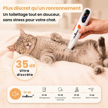 Chatinou™ - Tondeuse de Précision pour Chat - Chatinou